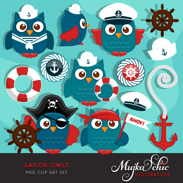 cute-sailor-owls-clipart-01